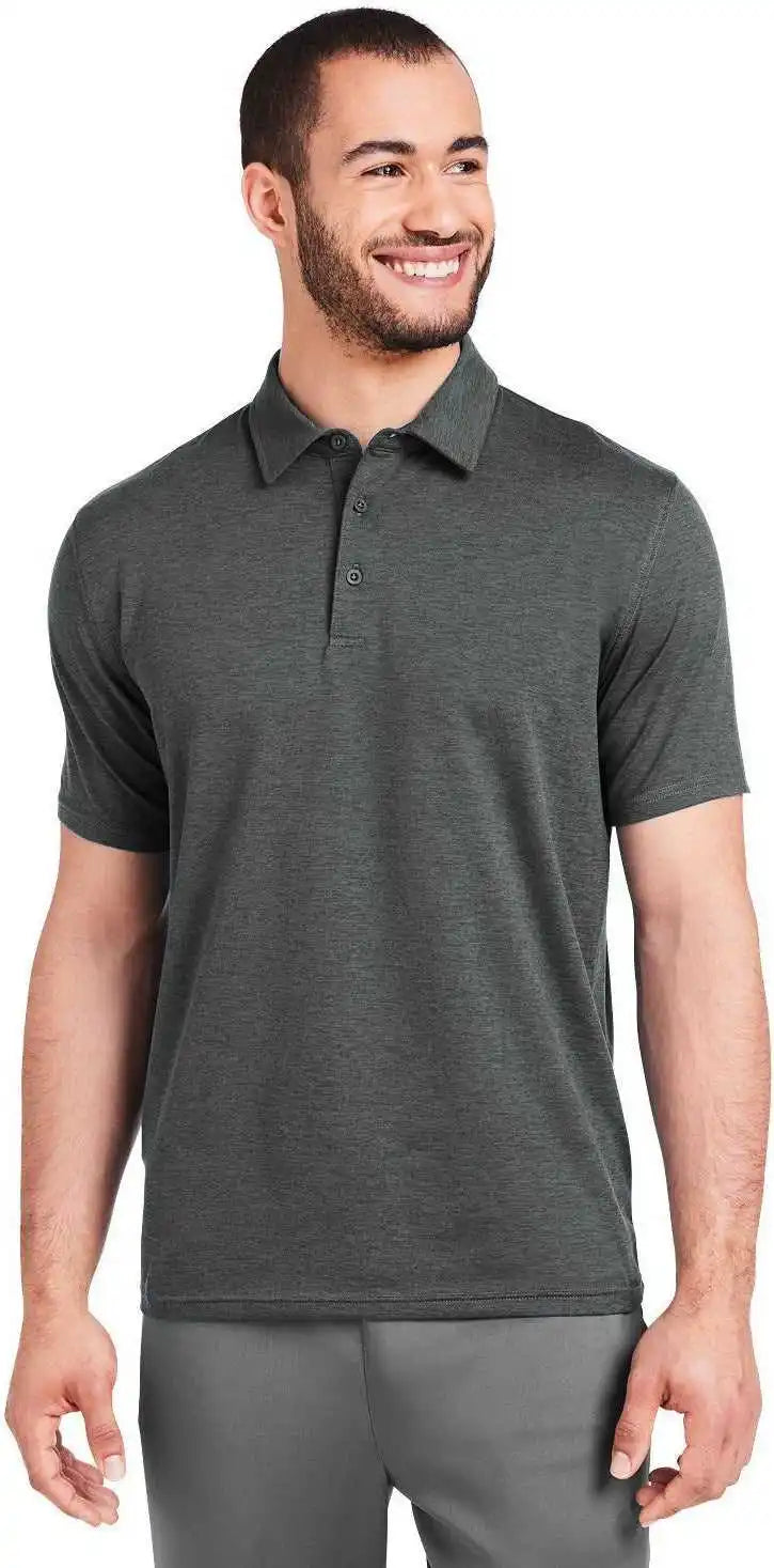 Glyder Mdp1799 Men’s Marbled Fairway Polo - Carbon