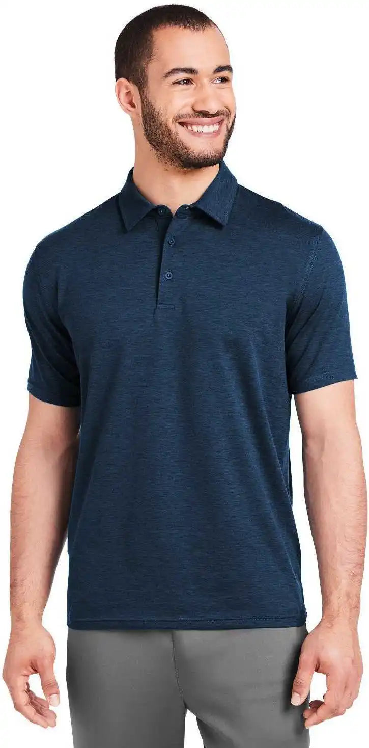 Glyder Mdp1799 Men’s Marbled Fairway Polo - Navy