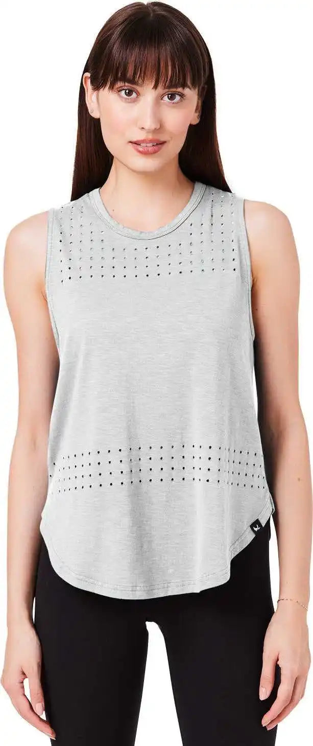Glyder Pdp6254 Ladies’ Lumasof Oliver Fabric Mood Tank - Ash Grey