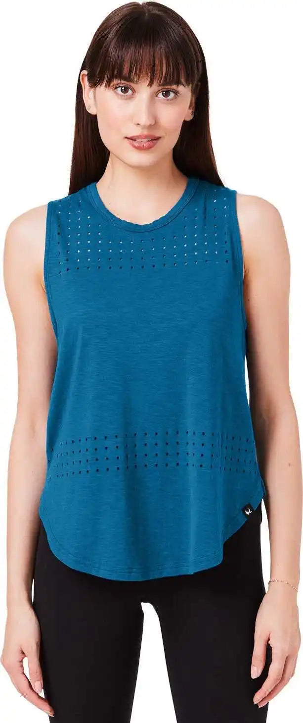 Glyder Pdp6254 Ladies’ Lumasof Oliver Fabric Mood Tank Moroccan Blue