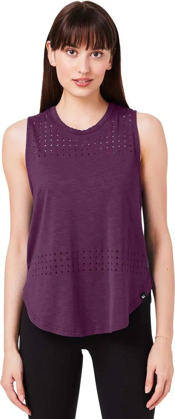 Glyder Pdp6254 Ladies’ Lumasof Oliver Fabric Mood Tank - Mulberry