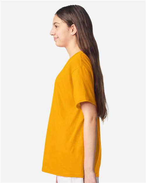 Gold Light Cotton Youth T-Shirt - 3000B