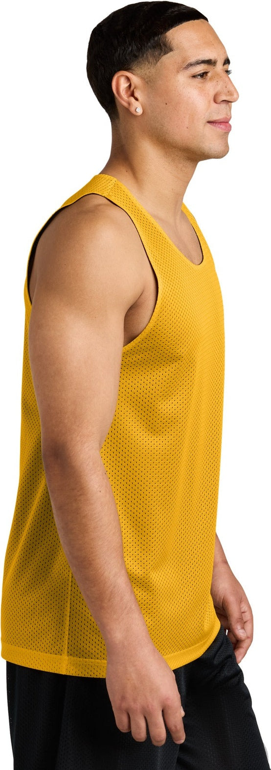 Gold/Black Sport-Tek PosiCharge Reversible Mesh Tank ST5000