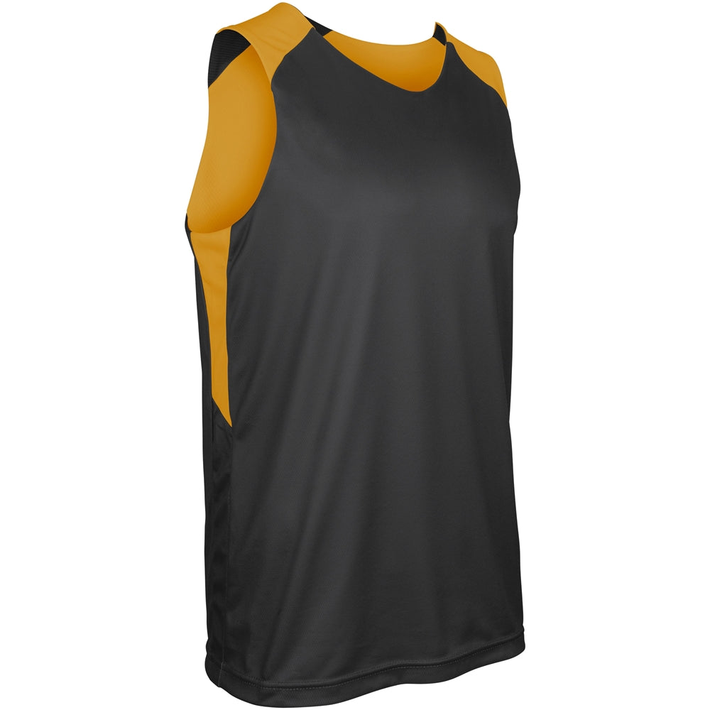 GOLD,BLACK Swish Basketball Jersey