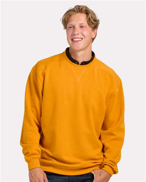 Golden Amber Fleece Crew Pullover - BM5101