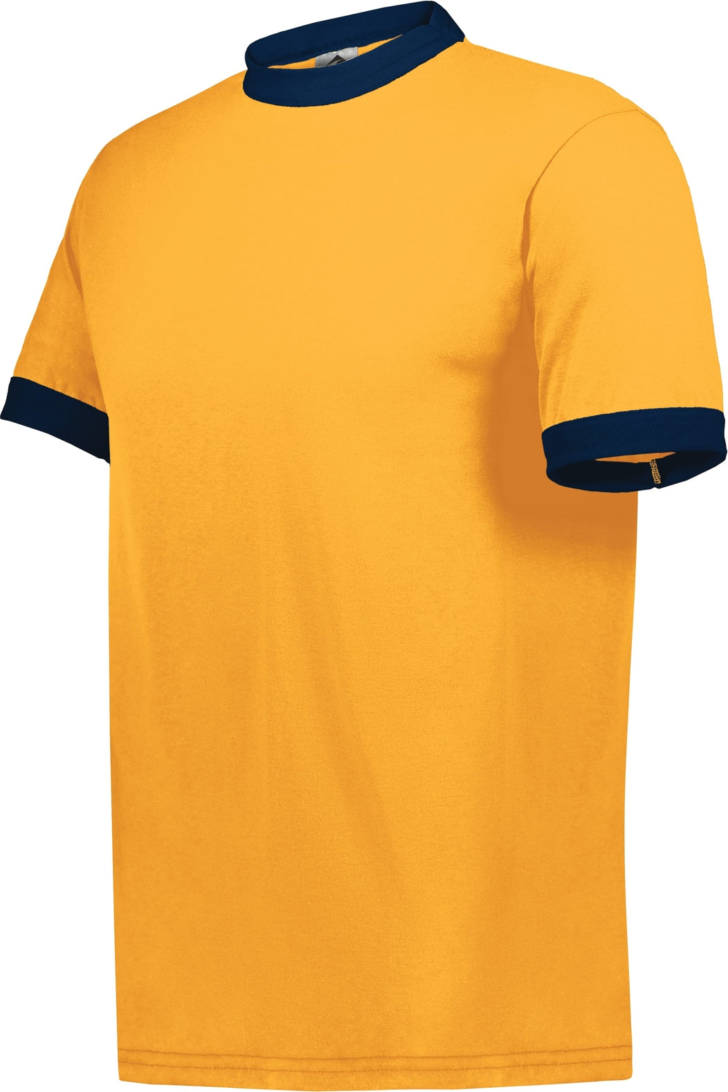 GOLD/NAVY ADULT RINGER T-SHIRT