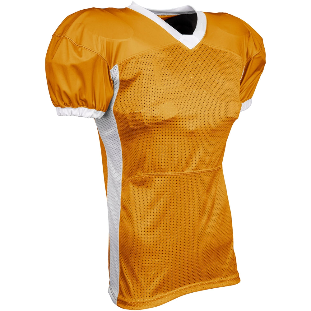 GOLD,WHITE Blitz Football Jersey