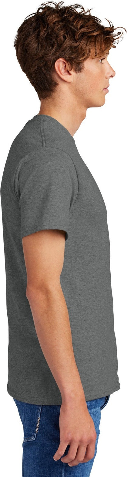 GphHeather Port & Co Core Blend Tee. PC55