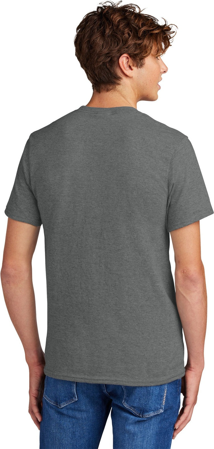 GphHeather Port & Co Core Blend Tee. PC55