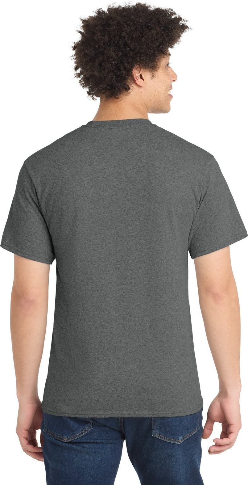 GphHeather Port & Co Core Blend Tee. PC55