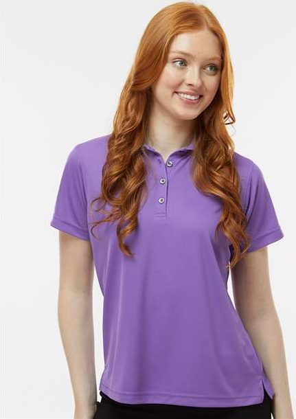 Grape Women's Saratoga Performance Mini Mesh Polo - 104