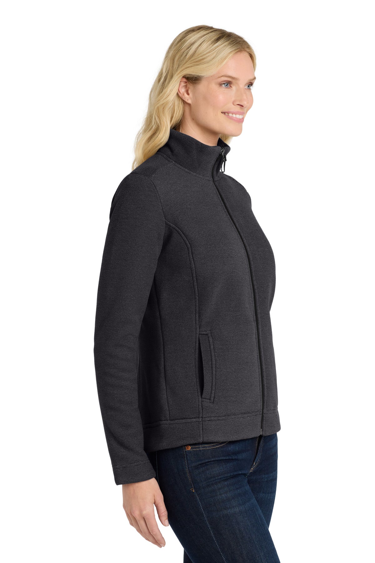 Graph/Dp Black Port Authority Women's Ultra Warm Brushed Fleece Jacket. L211
