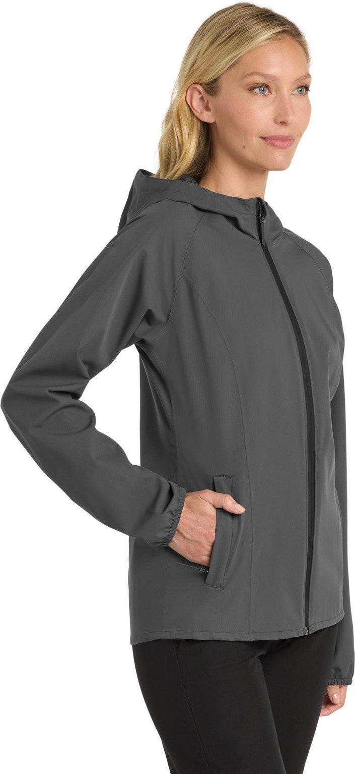 Graphite Grey Port Authority Women's Essential Rain Jacket L407