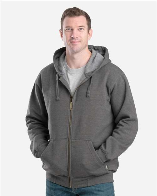 Graphite Heritage Full-Zip Hooded Sweatshirt - SZ413