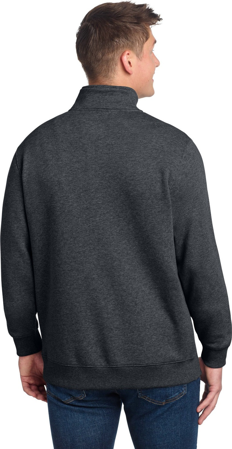 Graphite Hthr Sport-Tek Tall 1/4-Zip Sweatshirt. TST253