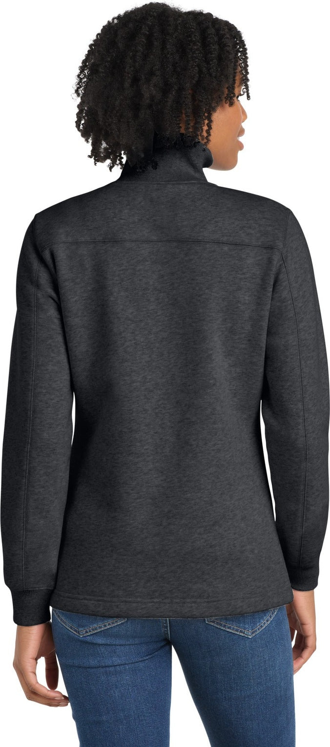 Graphite Hthr Sport-Tek Women's 1/4-Zip Sweatshirt. LST253