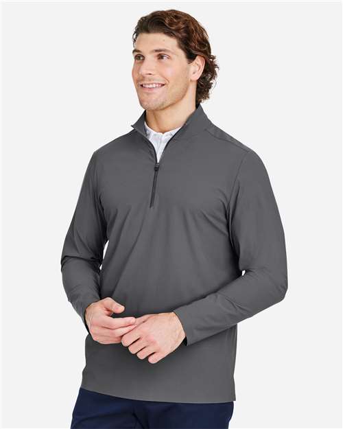Graphite Men&#39;s CrownLux Performance® Windsor Welded Quarter-Zip Pullover - DG410