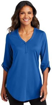 Graphite Port Authority Women's City Stretch 3/4-Sleeve Tunic LK6840
