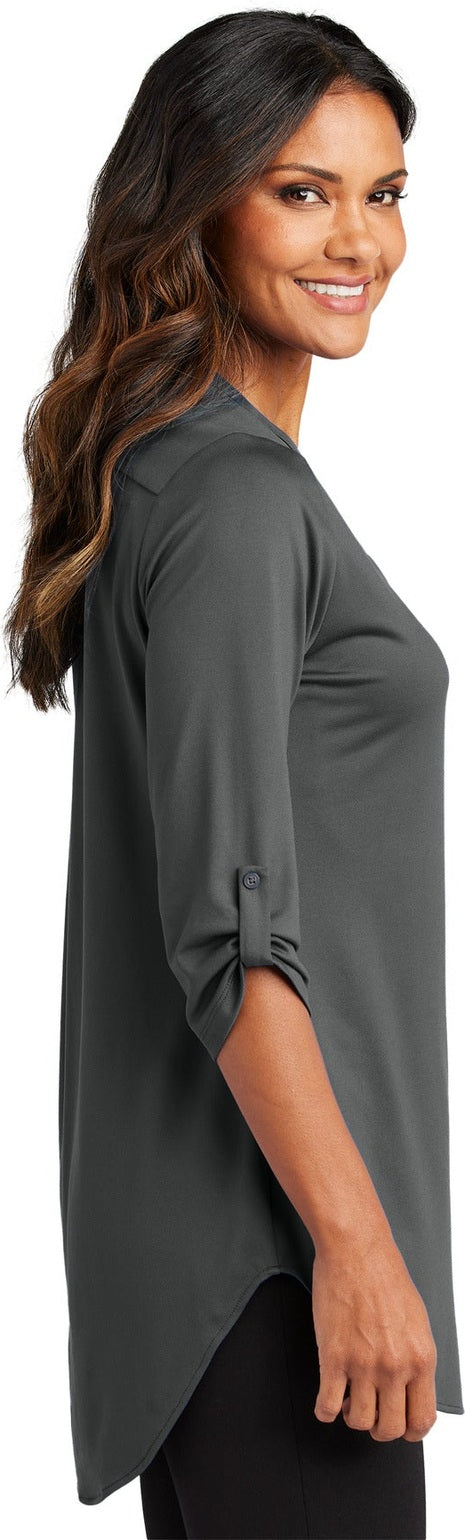 Graphite Port Authority Women's City Stretch 3/4-Sleeve Tunic LK6840