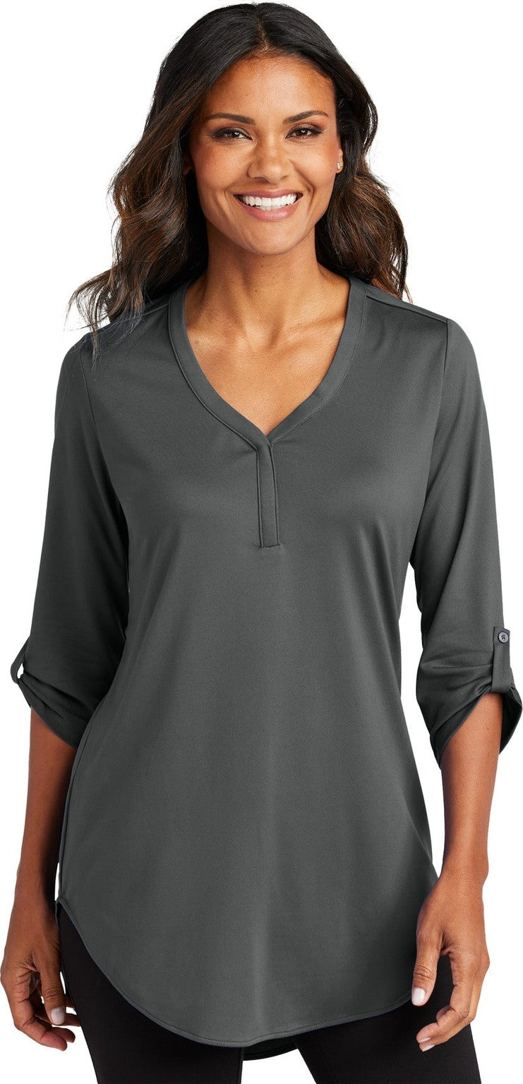 Graphite Port Authority Women's City Stretch 3/4-Sleeve Tunic LK6840