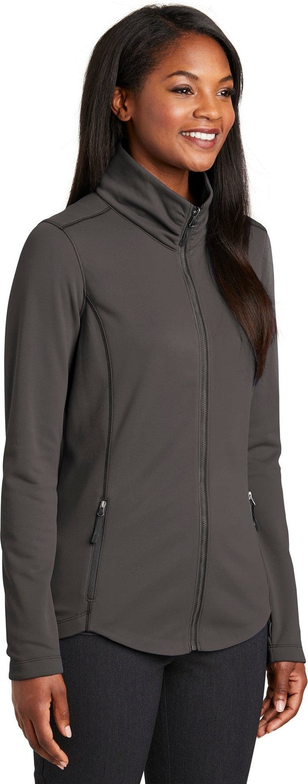 Graphite Port Authority Women's Collective Smooth Fleece Jacket. L904