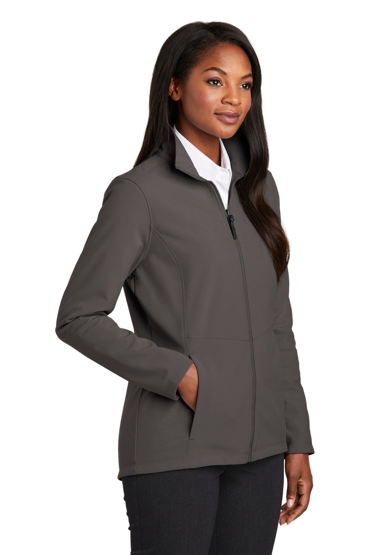 Graphite Port Authority Women's Collective Soft Shell Jacket. L901