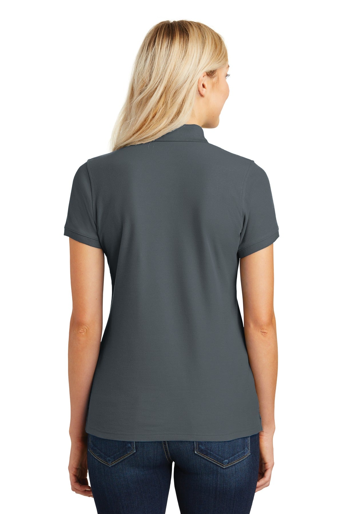 Graphite Port Authority Women's Core Classic Pique Polo. L100