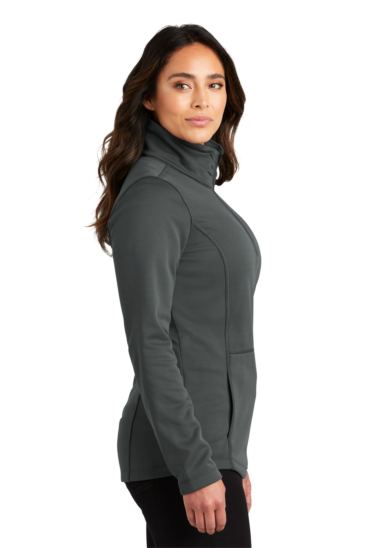 Graphite Port Authority Women's Smooth Fleece 1/4-Zip L804