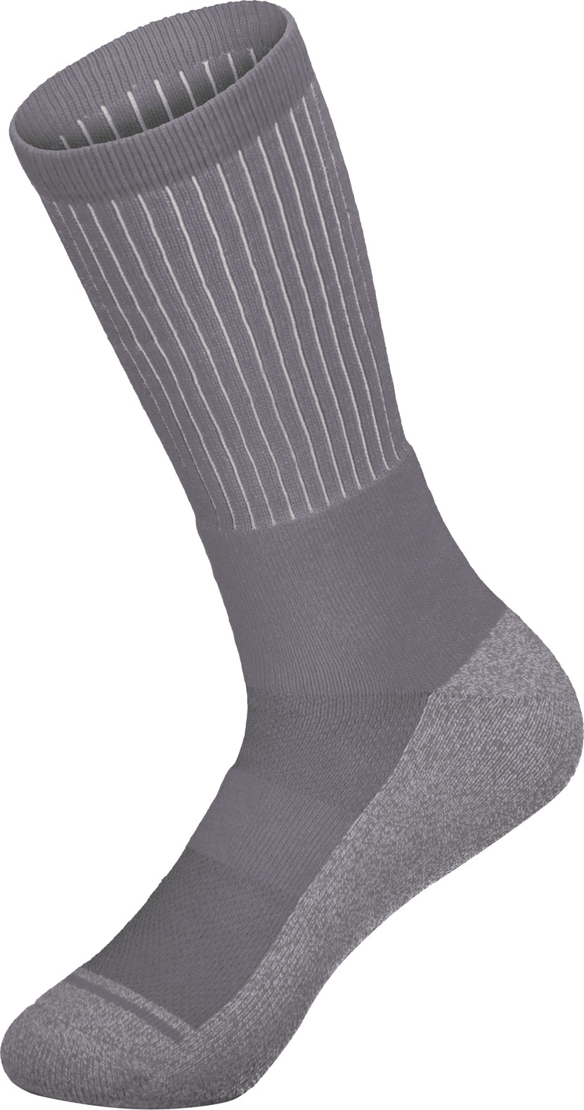 GRAPHITE TONAL CREW SOCK