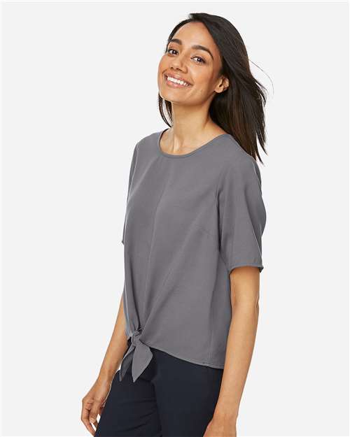 Graphite Women&#39;s Perfect Fit™ Tie Front Blouse - DP617W