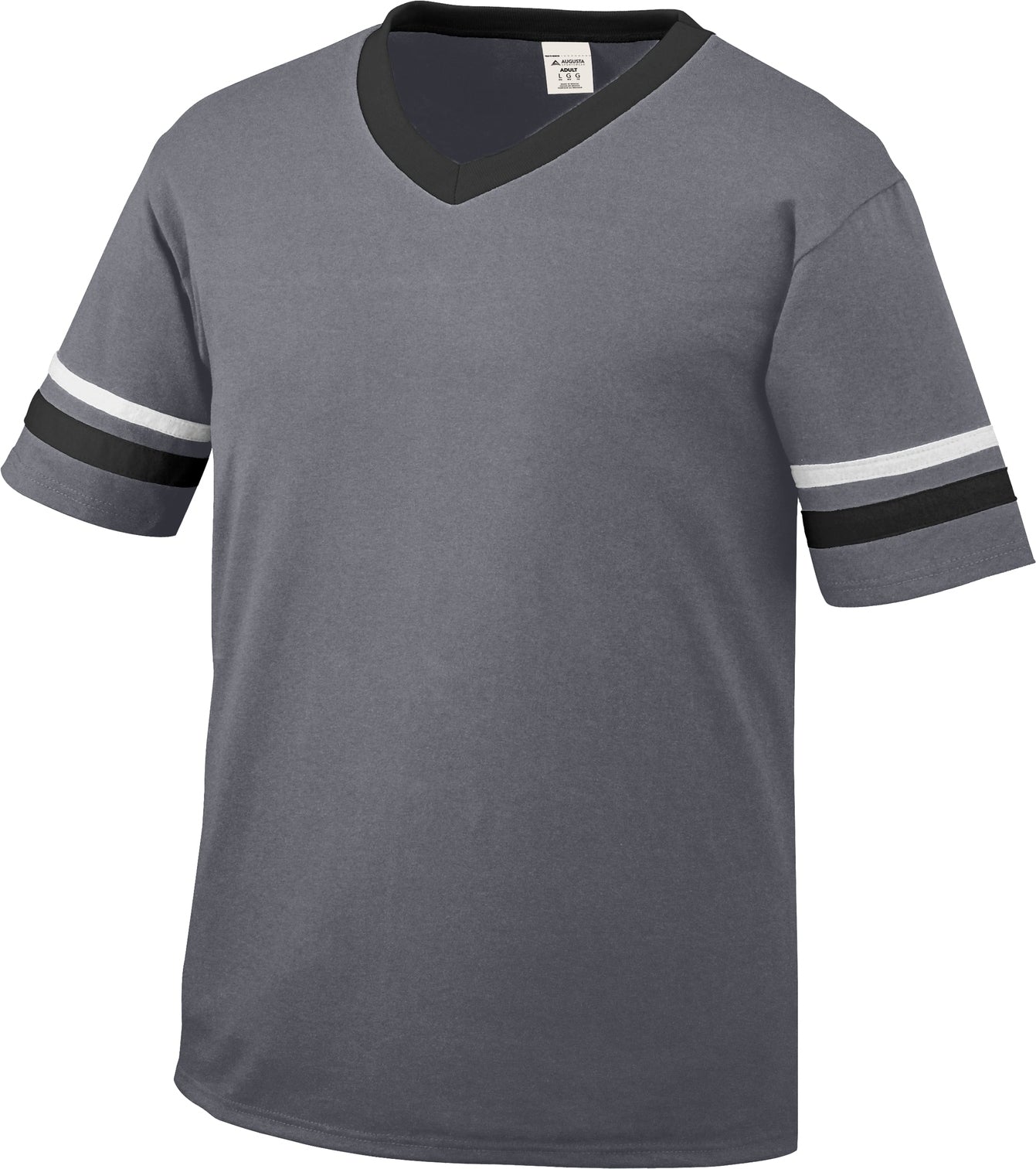 GRAPHITE/BLACK/WHITE SLEEVE STRIPE JERSEY