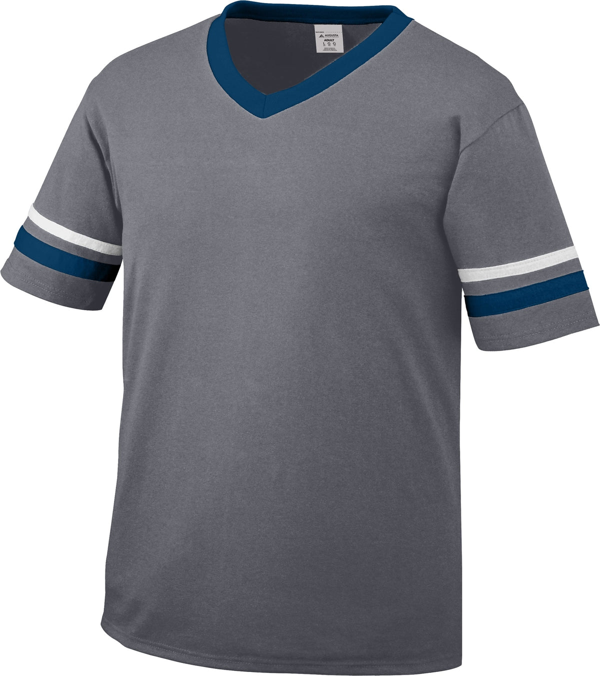 GRAPHITE/NAVY/WHITE SLEEVE STRIPE JERSEY