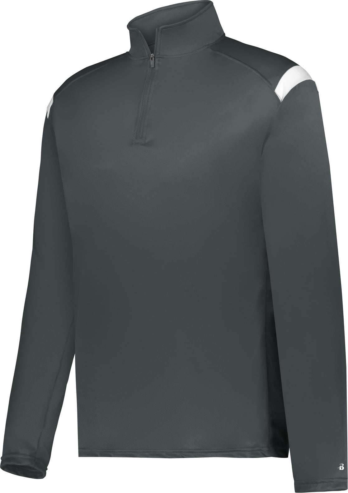 GRAPHITE/WHITE (BA) ON THE RISE 1/4 ZIP