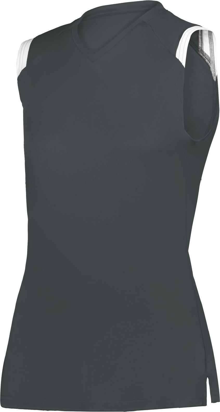 GRAPHITE/WHITE (BA) ON THE RISE GRLS SLVLSS JSY