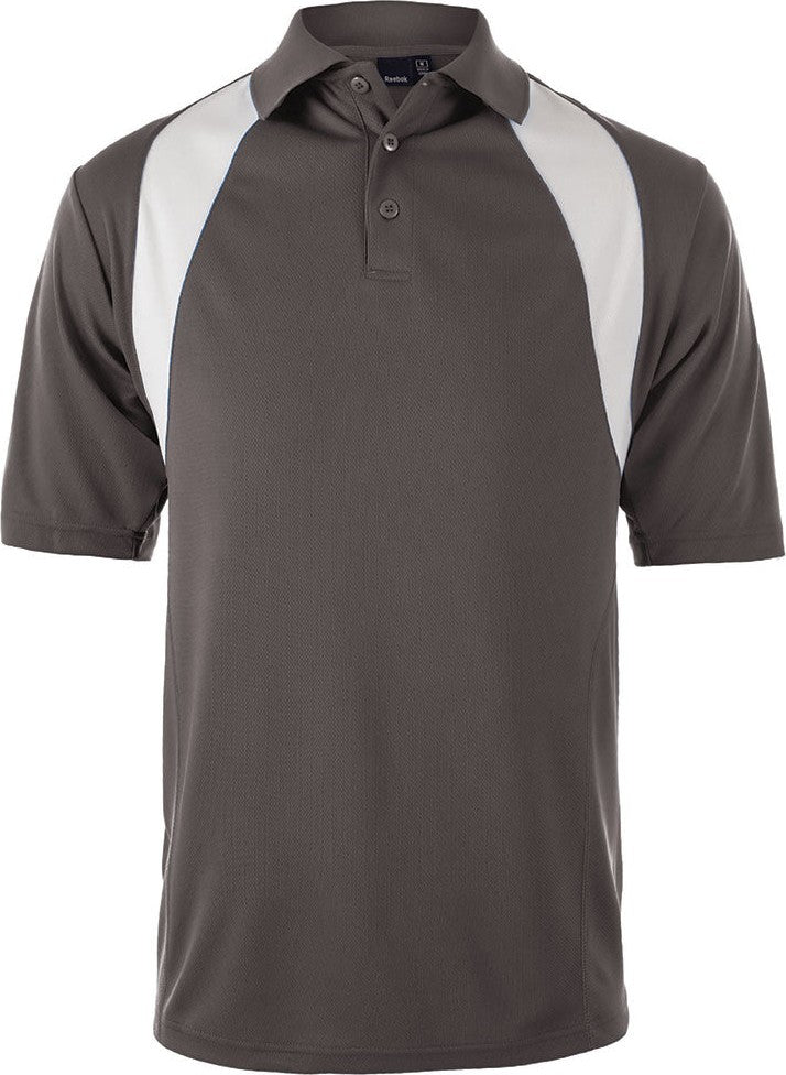 Graphite/White Reebok Athletic Polo  grouped