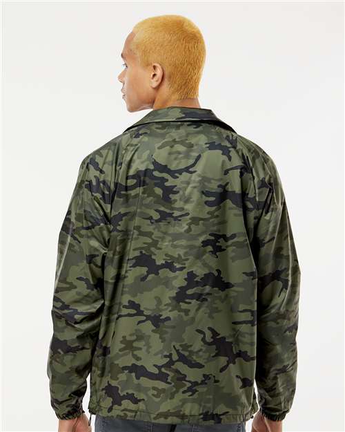 Green Camo Mentor Coach&#39;s Jacket - 9718