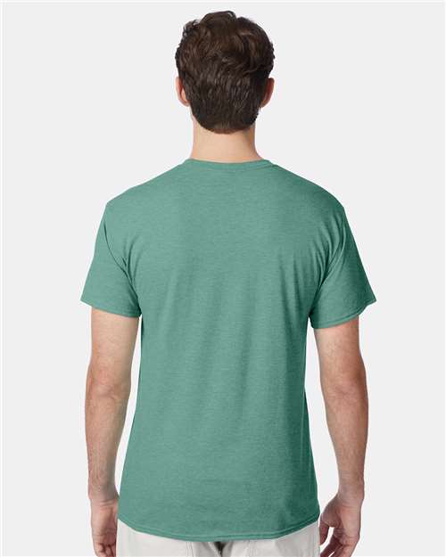 Green Clay Heather Perfect-T Triblend T-Shirt - 42TB