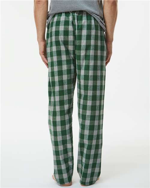 Green/ Oxford Buffalo Harley Flannel Pants - BM6624