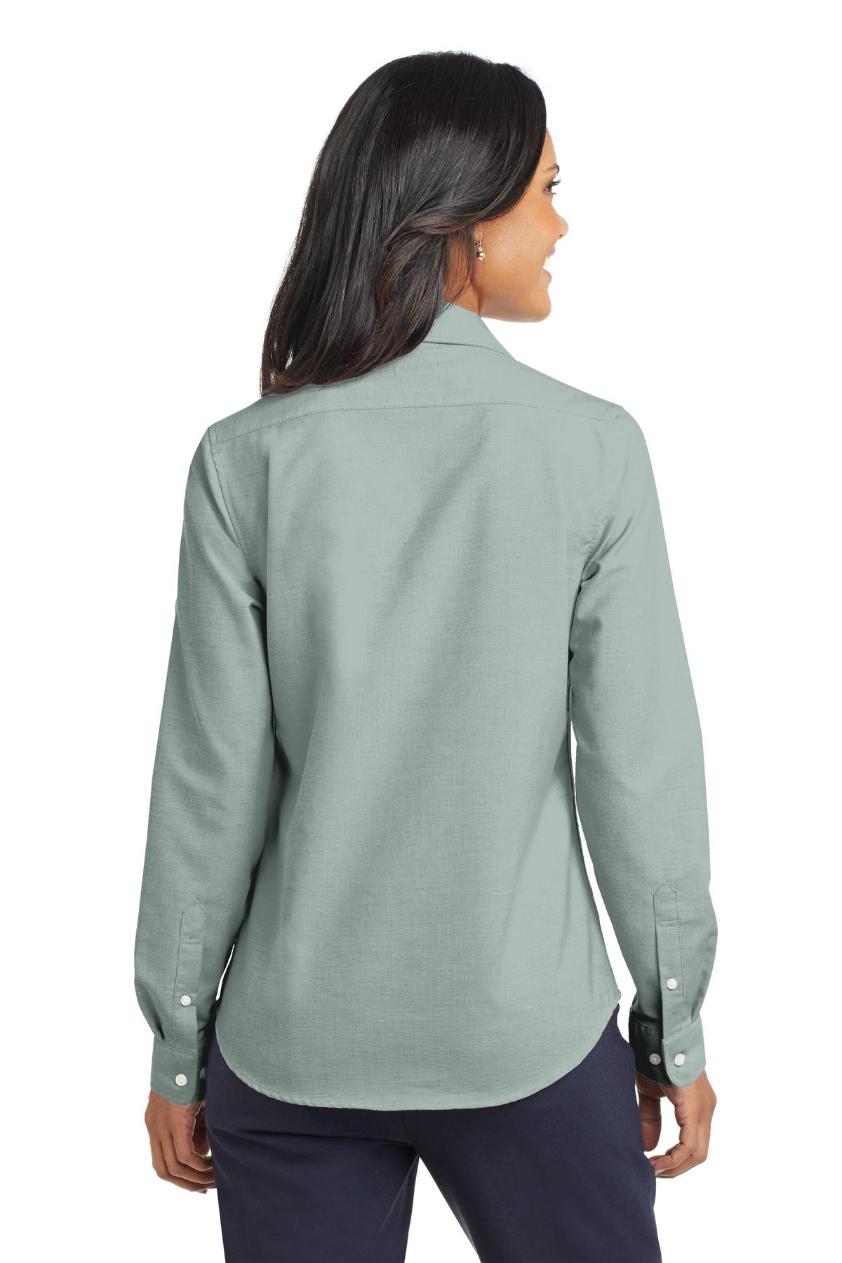 Green Port Authority Women's SuperPro Oxford Shirt. L658