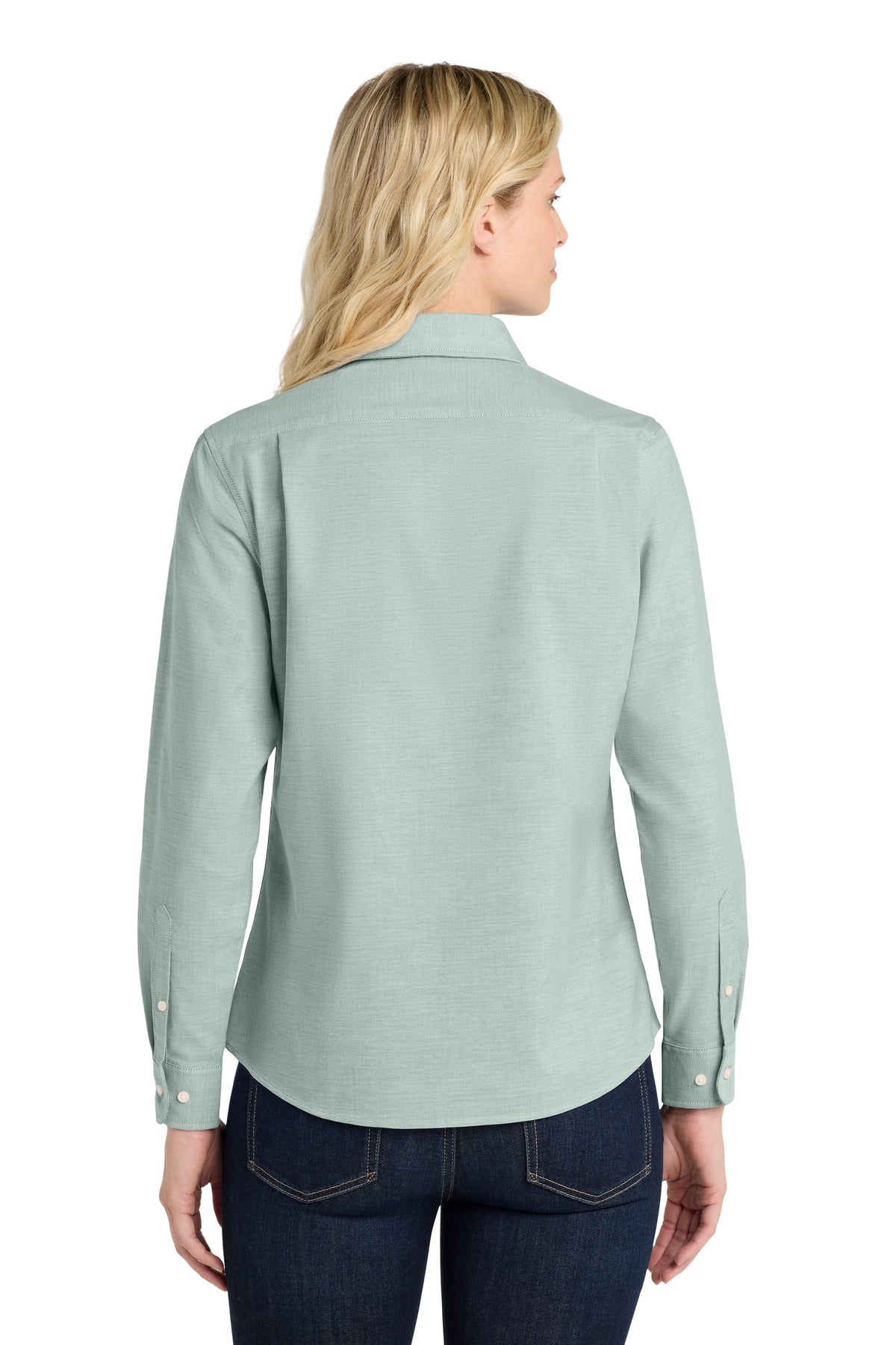 Green Port Authority Women's SuperPro Oxford Shirt. L658