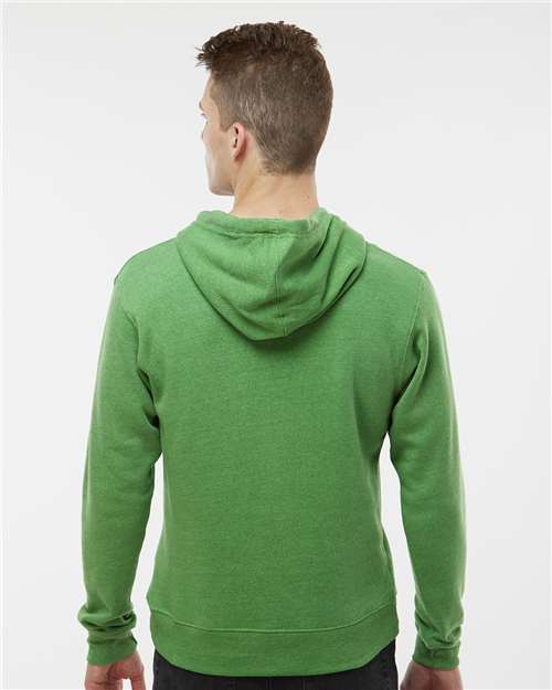 Green Triblend Triblend Fleece Hooded Sweatshirt - 8871