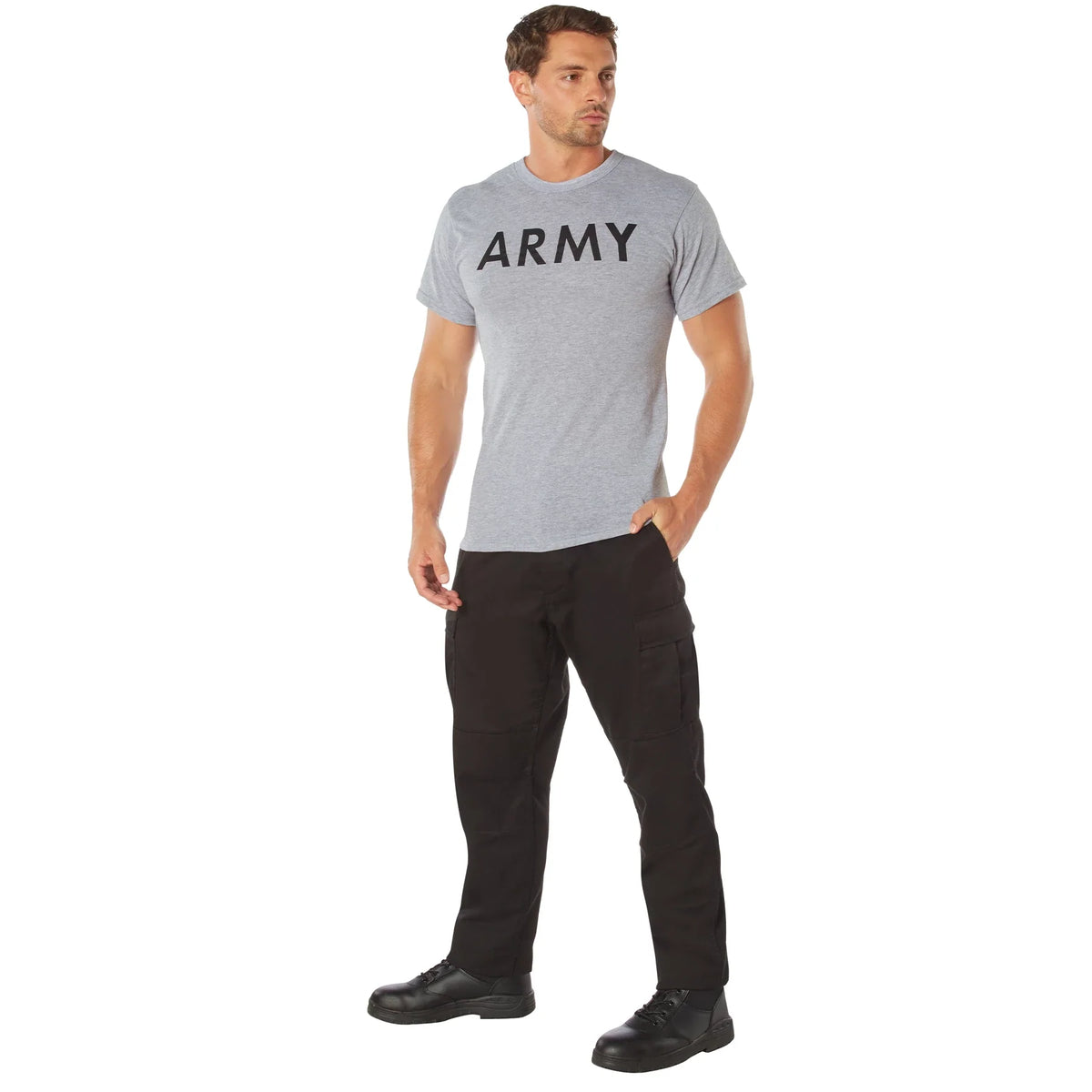 Grey Army Physical Training T-shirt