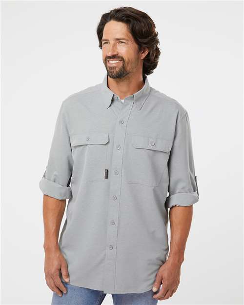 Grey Crossroad Woven Shirt - 4441