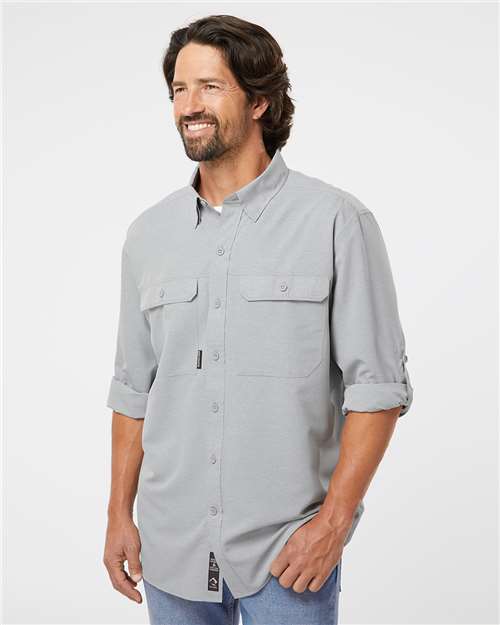 Grey Crossroad Woven Shirt - 4441