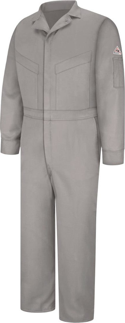 Grey Deluxe Coverall - EXCEL FR® ComforTouch® - 7 oz. Long - Extended Sizes - CLD6LEXT
