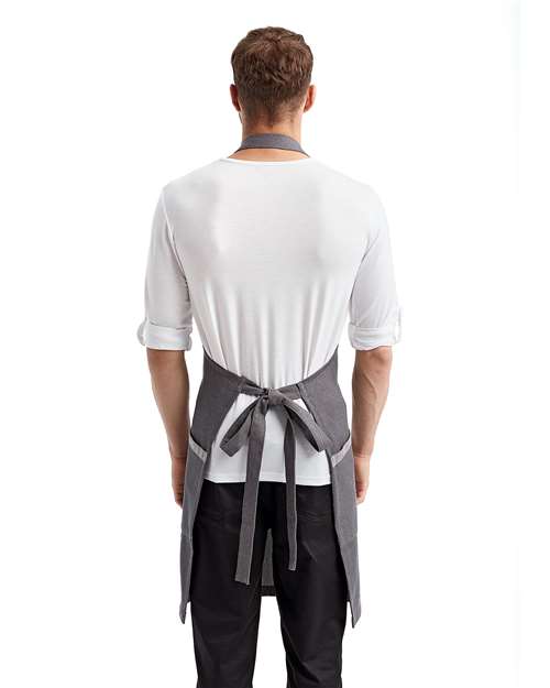 Grey Denim ‘Regenerate’ Recycled Bib Apron - RP122