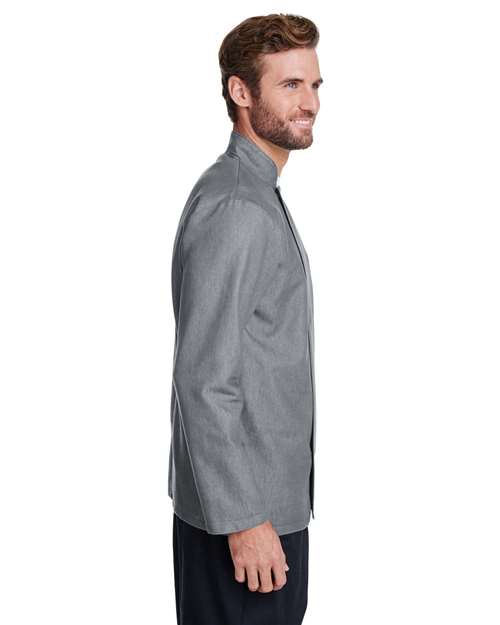 Grey Denim Unisex Denim Chef&#39;s Jacket - RP660