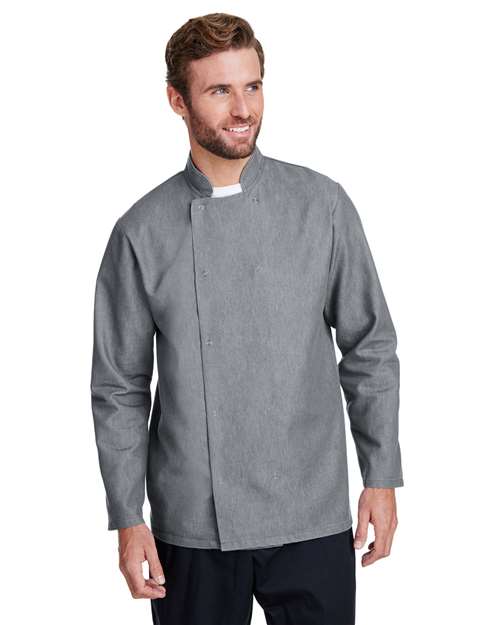 Grey Denim Unisex Denim Chef&#39;s Jacket - RP660