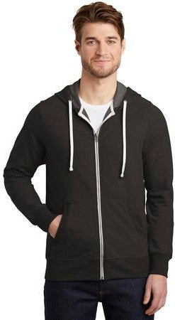 Grey Frost District Perfect Tri French Terry Full-Zip Hoodie. DT356