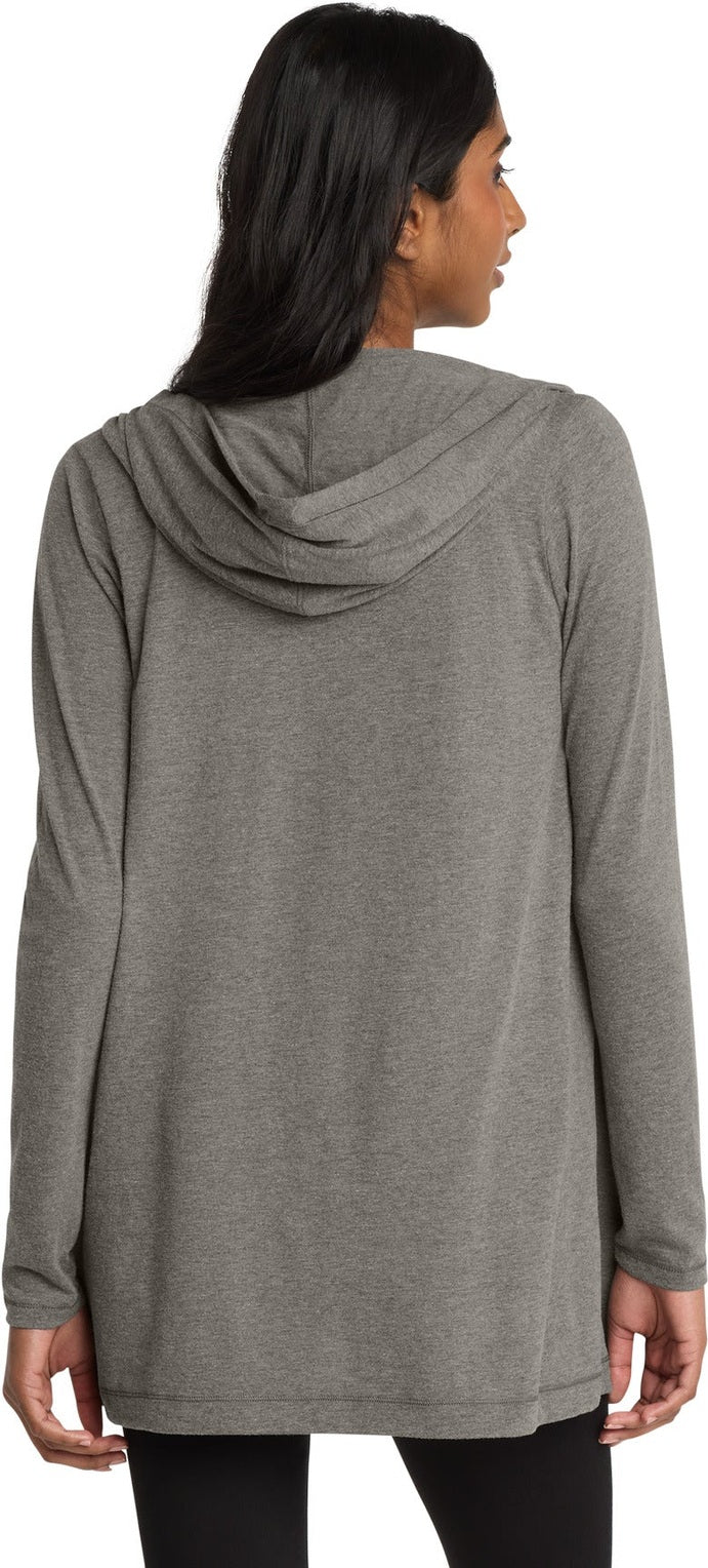 Grey Frost District Women's Perfect Tri Hooded Cardigan. DT156